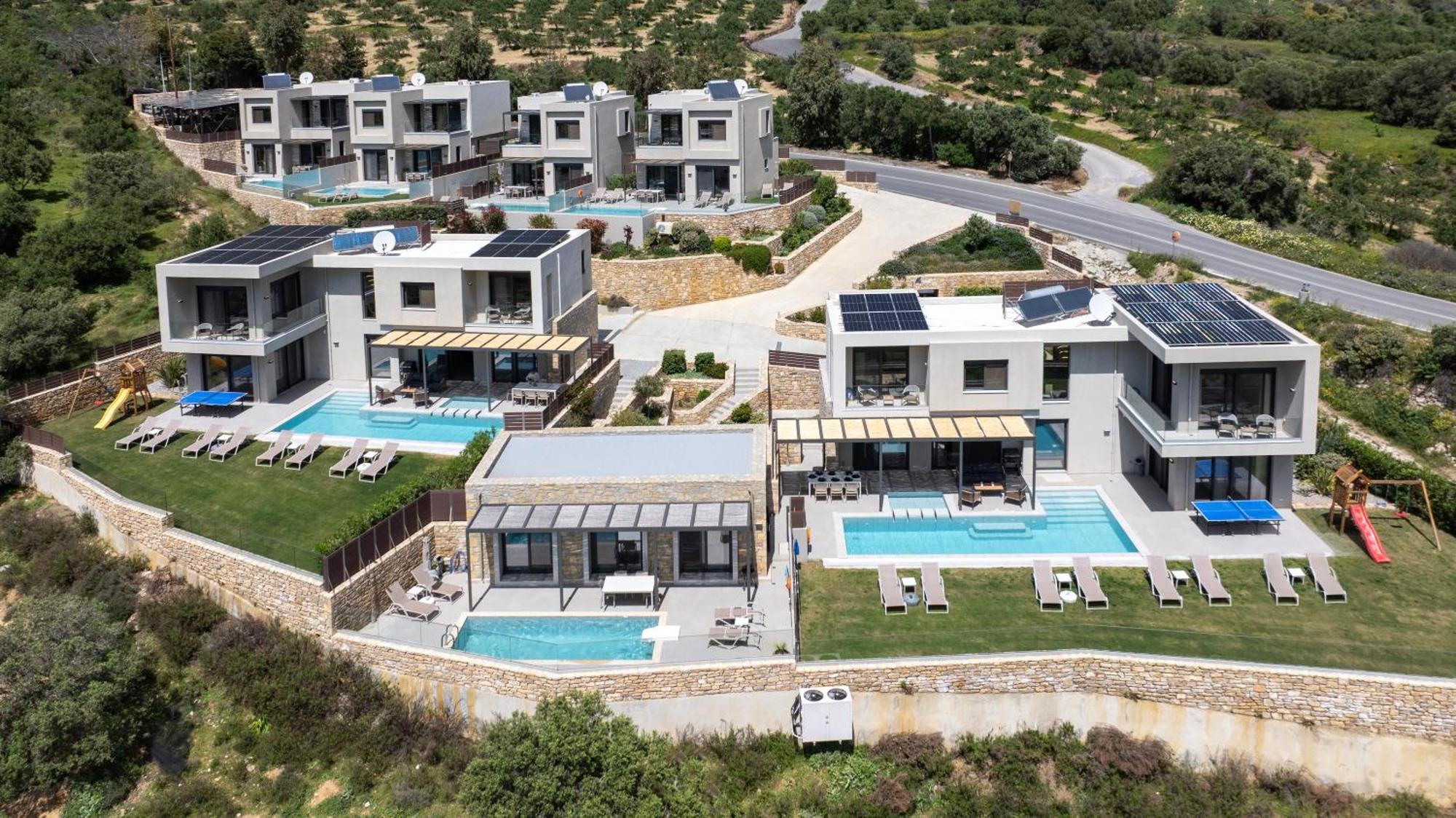 Porti Villas Aphrodite Asomatoi Екстериор снимка