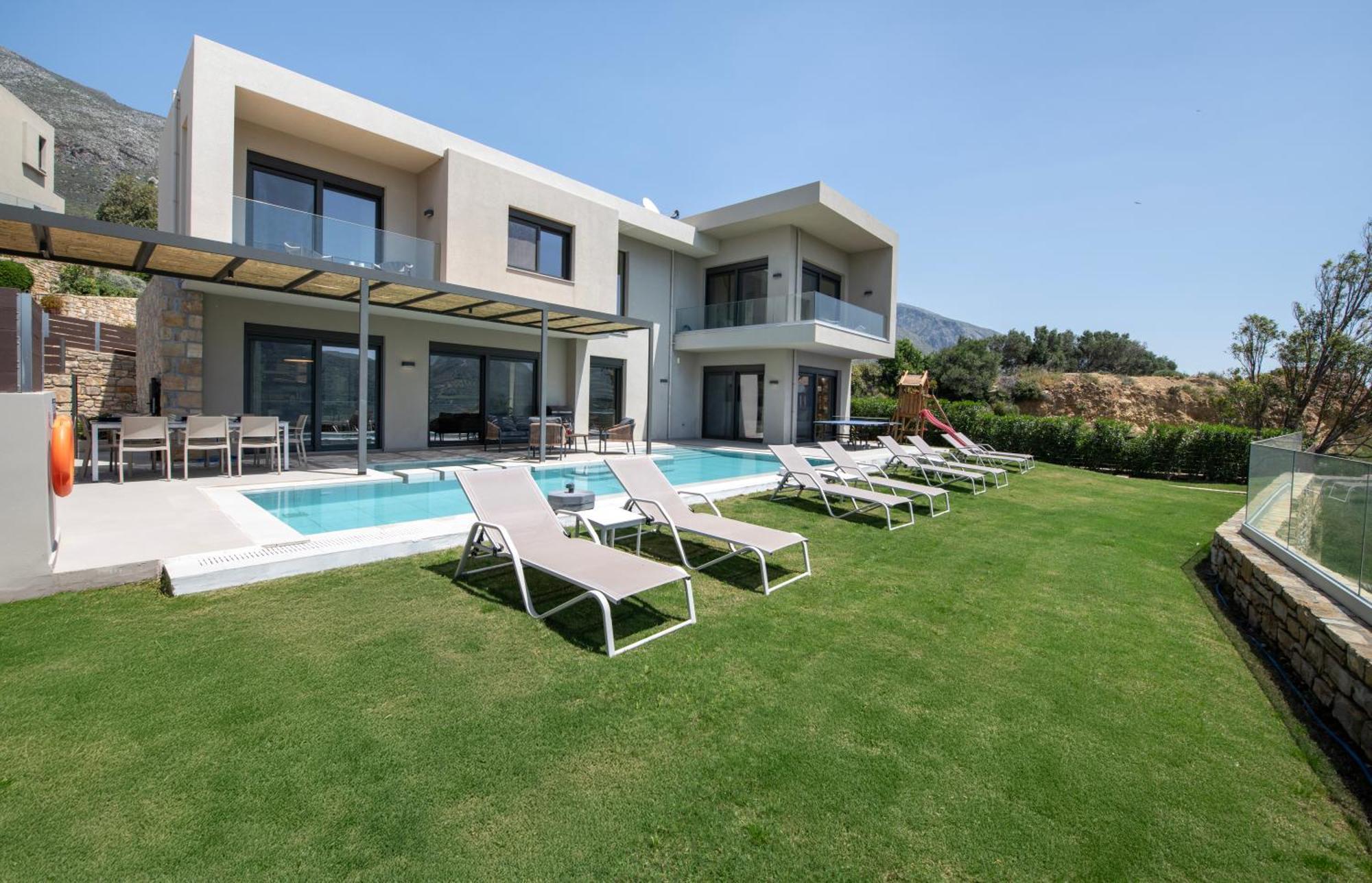 Porti Villas Aphrodite Asomatoi Екстериор снимка